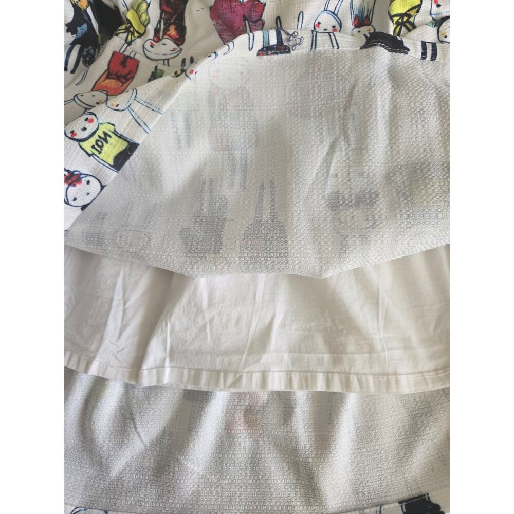 Abenmao "Fashionista Bunny" Girls Long Sleeve Dress. Size 120 (US Size 6-6X) - Picture 8 of 11